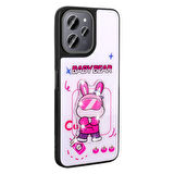 Xiaomi Redmi 12 4G Kılıf Parlayan Kabartmalı İkonik Figürlü Amas Silikon Kılıf