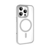 iPhone 16 Pro Max Kılıf Wireless Şarj Özellikli Krom Magsafe Silikon Kılıf
