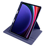 Galaxy Tab S9 Kılıf Termik Kalem Bölmeli Dönebilen Standlı Kılıf