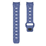 Galaxy Watch 5 40mm KRD-116 20mm Futbol Desenli Spor Tasarımlı Silikon Kordon