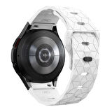 Galaxy Watch 5 40mm KRD-116 20mm Futbol Desenli Spor Tasarımlı Silikon Kordon