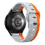 Galaxy Waych 5 44mm KRD-116 20mm Futbol Desenli Spor Tasarımlı Silikon Kordon
