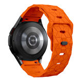 Galaxy Waych 5 44mm KRD-116 20mm Futbol Desenli Spor Tasarımlı Silikon Kordon