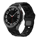 Galaxy Watch 5 Pro 45mm KRD-116 20mm Futbol Desenli Spor Tasarımlı Silikon Kordon