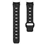 Galaxy Watch 5 Pro 45mm KRD-116 20mm Futbol Desenli Spor Tasarımlı Silikon Kordon