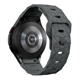 Galaxy Watch 5 Pro 45mm KRD-116 20mm Futbol Desenli Spor Tasarımlı Silikon Kordon