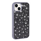 iPhone 14 Kılıf Parlak Taşlı Tasarım Pırlanta Kılıf