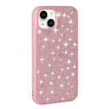 iPhone 14 Kılıf Parlak Taşlı Tasarım Pırlanta Kılıf