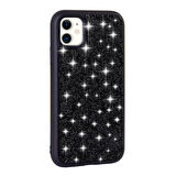 iPhone 11 Kılıf Parlak Taşlı Tasarım Pırlanta Kılıf