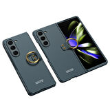 Galaxy Z Flip 5 Kılıf Kıpta Yüzüklü Flip Sert Kılıf