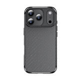 iPhone 17 Pro Max Kılıf Negro Karbon Tasarım Silikon Kılıf