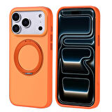 iPhone 17 Pro Max Kılıf M-Safe Şarj Özellikli Standlı Proton Silikon Kılıf