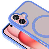 iPhone 16 Plus Kılıf Magsafe Şarj Özellikli Mat Arka Yüzey Sio Kılıf