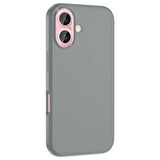 iPhone 16 Plus Kılıf Magsafe Şarj Özellikli Sıvı Teknolojili Silinebilir Sert Kivi Kılıf