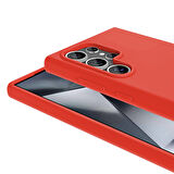 Galaxy S23 Ultra Kılıf Magsafe Şarj Özellikli Sıvı Teknolojili Silinebilir Sert Kivi Kılıf