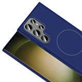 Galaxy S24 Ultra Kılıf Magsafe Şarj Özellikli Ruby Sert Kılıf