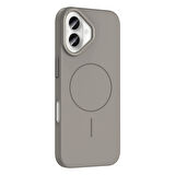 iPhone 16 Plus Kılıf Magsafe Şarj Özellikli Ruby Sert Kılıf