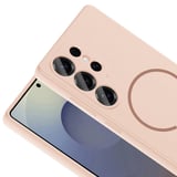Galaxy S24 Ulta Kılıf M-safe Şarj Özellikli Meta Kılıf