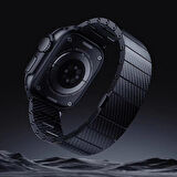 Apple Watch Uyumlu 38mm Zore KRD-90 600D Karbon Fiber Kordon 