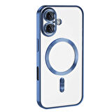 iPhone 16 Kılıf Kamera Korumalı Magsafe Parlak Luxury Kılıf