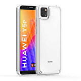 Huawei Y5P Kılıf Zore Coss Şeffaf Sert Silikon Kılıf