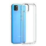 Huawei Y5P Kılıf Zore Coss Şeffaf Sert Silikon Kılıf