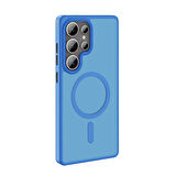 Galaxy S25 Ultra Kılıf Magsafe Şarj Özellikli Mat Arka Yüzey Sio Kılıf