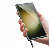 Galaxy S23 Ultra Kılıf Wireless Şarj Özellikli Zore Kıpta Magsafe Silikon Kılıf