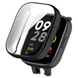 Xiaomi Redmi Watch 3 360 Derece Korumalı Kasa ve Ekran Koruyucu Watch Gard 30