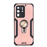 Galaxy S20 Ultra Kılıf Stand Olma Özellikli Araç Tutuculu Ko ko Kılıf