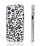 iPhone 14 Pro Max Kılıf Magsafe Şarj Özellikli Leopar Desenli Jago Kılıf