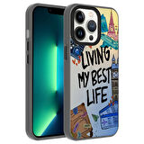 Apple iPhone 13 Pro Kılıf Desenli Zore Dragon Sert Kılıf