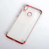 Huawei Honor 8C Kılıf Dört Köşeli Lazer Silikon Kılıf