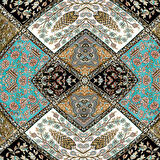 Dekoreko İnci Halı Dijital Saçaklı Yuvarlak 1831 Desen 1