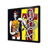 Big Julie Çerçeveli Cam Tablo