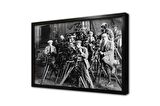 Fotoğraf Makinesi Tarihi Çerçeveli Cam Tablo