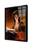 Oryantal Kadın Friedrich Von Amerling Çerçeveli Cam Tablo