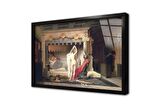 King Candaules Jean Leon Gerome Çerçeveli Cam Tablo