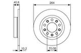 BOSCH Alfa Romeo Giulietta Arka Fren Disk & Balata Takımı (2010-2020)