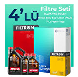 Filtron Range Rover Sport 2.0 Benzinli Filtre Bakım Seti Motul Motor Yağlı (2017-2023) 4 Lü