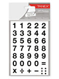 Tanex Rakamlar Stickers 2 Sayfa Stc-506 - 3 adet