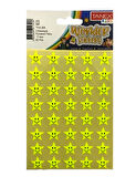 Tanex Fosforlu Sarı Yıldız Sticker 2 Sayfa Tnx-304 - 3 adet