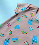 2'li Kız Bebek Kısa Kol Zıbın Body cotton 3çıtçıtlı Zarf Yakalı Oeko-tex Class 1 Sertifikalı