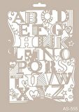 AS555 - A4 Stencil