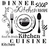 HOME DECOR STENCIL HD-48 45X45