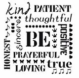 HOME DECOR STENCIL HD-56 45X45