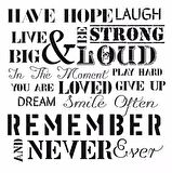 HOME DECOR STENCIL HD-57 45X45