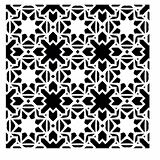 HOME DECOR MİNİ STENCIL HDM-194 25X25