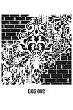Grunge Duvar Stencil 45x45 - Gcs-002