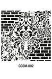 Grunge Stencıl Mini Gcsm-002 25x25